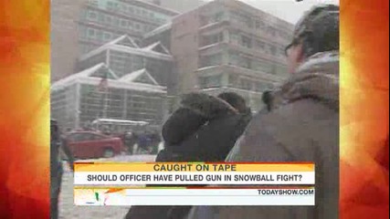 Footage Of Cop Drawing Out His Gun After Being Hit With A Snowball In The Face Is Released! 