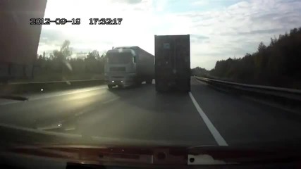 Luckiest Truck Driver in Russia