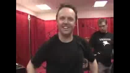 Metallica Backstage and No Remorse Live In Las Vegas (march 13 2004)