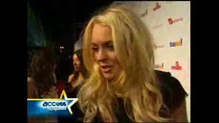 Lindsay Lohan - Interview at Rock the Kasbah (26.10.09) 