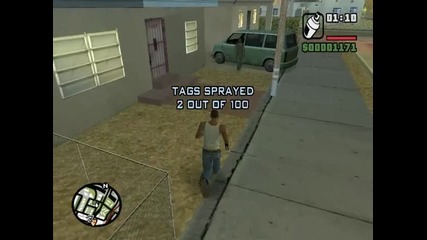 Gta San Andreas Mission 3 - Tagging Up Turf