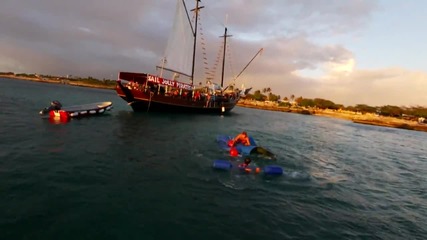 Епична пиратска водна битка в Аруба
