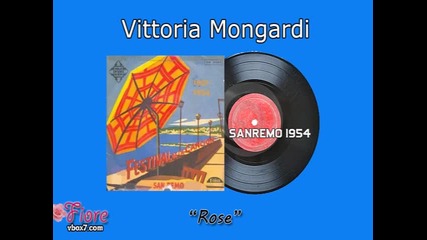 Sanremo 1954 - Vittoria Mongardi - Rose