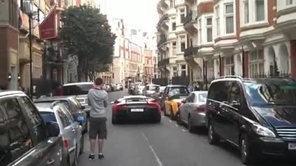 Lamborghini Ускорява със Як Звук ! 
