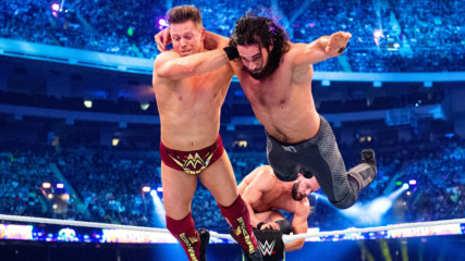 Miz vs. Seth Rollins vs. Finn Bálor – Intercontinental Title Match: WrestleMania 34 (Full Match)