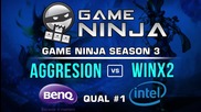 Game Ninja LoL #1 - Agresion vs WINx2