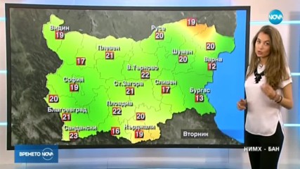 Прогноза за времето (16.04.2018 - централна)