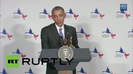 Panama: 'Overwhelming' support for US policy on Cuba - Obama