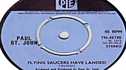 paul st.john--flying Saucers Have Landed -1972 glam rock