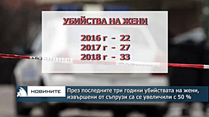 Четири жестоки убийства на жени, загинали от ръката на партньора си, белязаха 2019-та