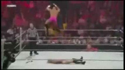 Tyson Kidd Finisher - Springboard Elbow Dropm]