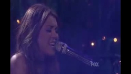 Miley Cyrus - When I Look At You Live 