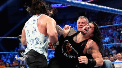 Shane McMahon & Elias attack Roman Reigns: SmackDown LIVE, April 23, 2019