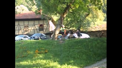 Първото ми спускане с въже.