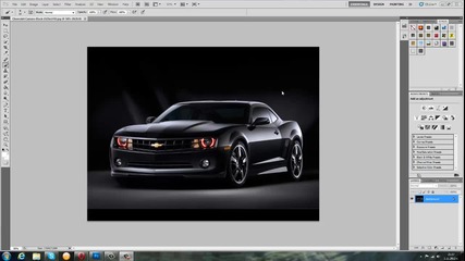 Урок #1-как да направиm включени фарове на кола със Photoshop