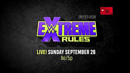 WWE Extreme Rules slated for September 26