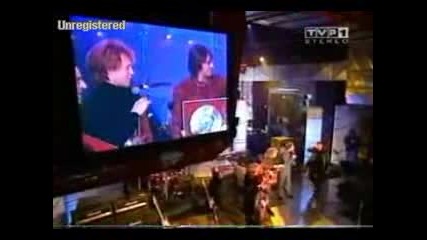 Bon Jovi Receiving Award Poland 2000 