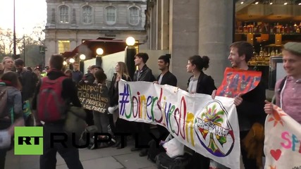 UK: Scuffles and arrests at London protest against property developers