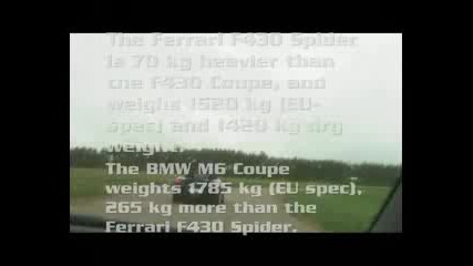 Ferrari F430 Spider Vs Bmw M6