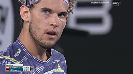 Alexannder Zverev vs Dominic Thiem Highlights Sf Australiian Open 2020