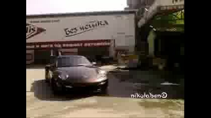 Techart Turbo Few Loud Revs and Smoking Exhaust