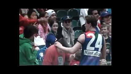 Ball To The Face - Fat Kid In Crowd Hit Hard 