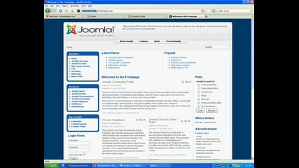 Джумла - Инсталация (joomla) 