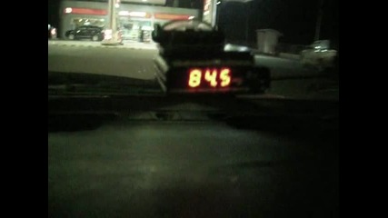 Clio 1.8 16v 1/4mile run