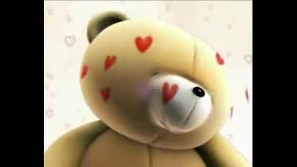 Friends Forever Bear Valentines Kisses 