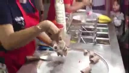 Как се прави сладолед в Таиван