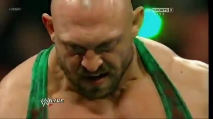 Wwe Raw 4-8-13 John Cena vs Mark Henry [ryback Turn heel]