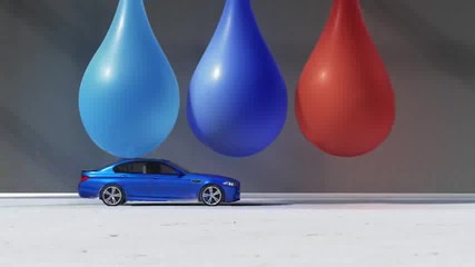 Красота ! Bmw минава през ябълка като куршум