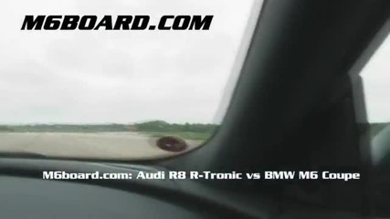 Audi R8 vs Bmw M6 Coupe 