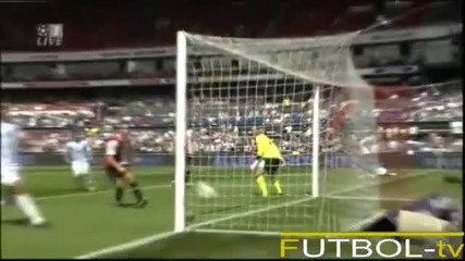 Приятелски мач. Feyenoord - Malaga. Акценти от срещата.