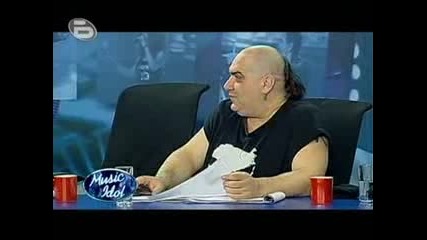 Иван като травестит в Music Idol 3