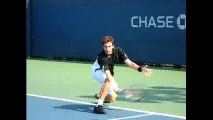Us Open 2008 : Тренировка На Гулбис