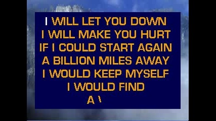 Hurt - Karaoke 