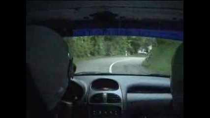 Onboard Rally Video (peugeot 206) + Crash
