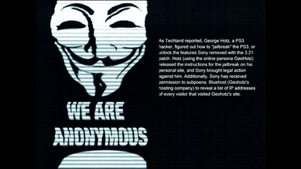 Anonymous - Operation Payback - Sony Press Release