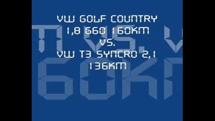 Vw Golf Country 1.8 Vs. Vw T3 Syncro