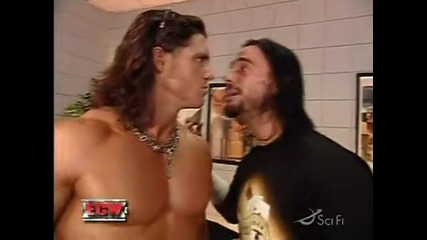 Cm Punk и John Morrison backstage 