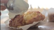 How to make Smoked Trout and Goats Cheese Savoury Muffins recipe Bondi Harvest