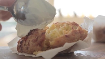 How to make Smoked Trout and Goats Cheese Savoury Muffins recipe Bondi Harvest