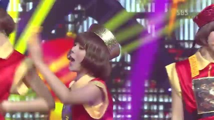 Orange Caramel - Shanghai Romance @ Inkigayo (23.10.2011)