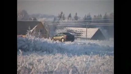 Audi A4 1.8 Turbo quattro - winter slalom