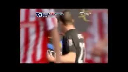 Димитър Бербатов за 0 - 1 срещу Стоук Сити