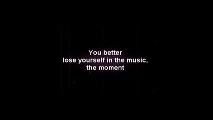 Eminem - Lose yourself [karaoke Instrumental] + Lyrics