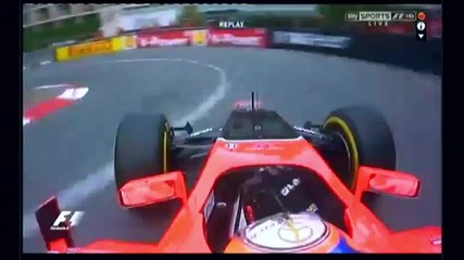 F1 Гран при на Монако 2012 - избрани моменти от Fp 2 [2] [hd]