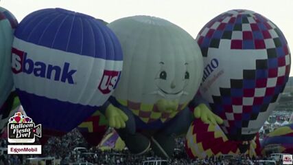 Въздушна фиеста с балони с горещ въздух в небето над Ню Мексико (ВИДЕО)