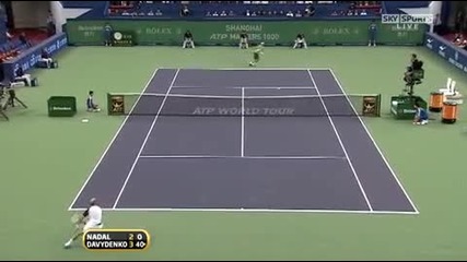 Davydenko vs Nadal - Shanghai 2009 - Part 1